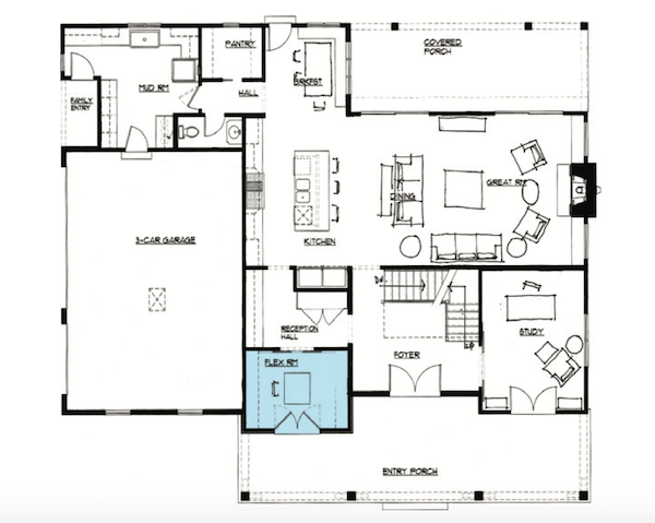 Floor plan for 656 Norfolk, a 2023 BALA winner