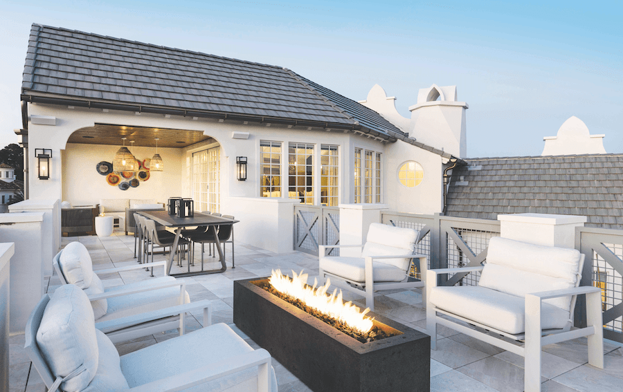 Rooftop outdoor living options at The Pearl, a 2023 BALA winner