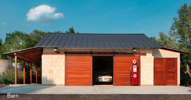 2019 Professional Builder Design Awards Bronze Custom Home barn with garage