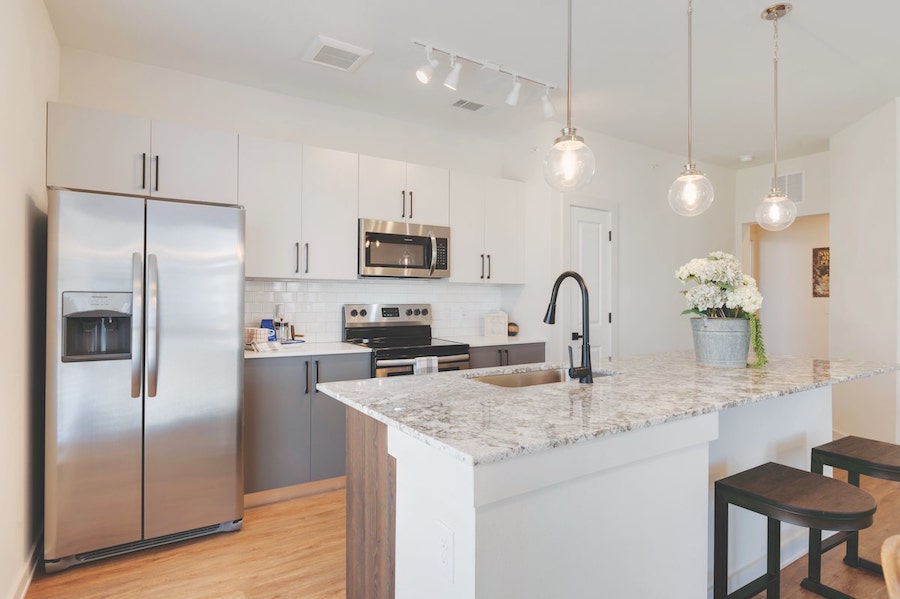 Hermosa Village multifamily rental development kitchen interior