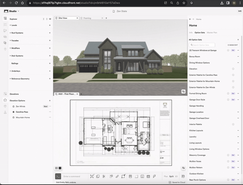 Higharc’s generative design gives builders unparalleled speed during the design process.  