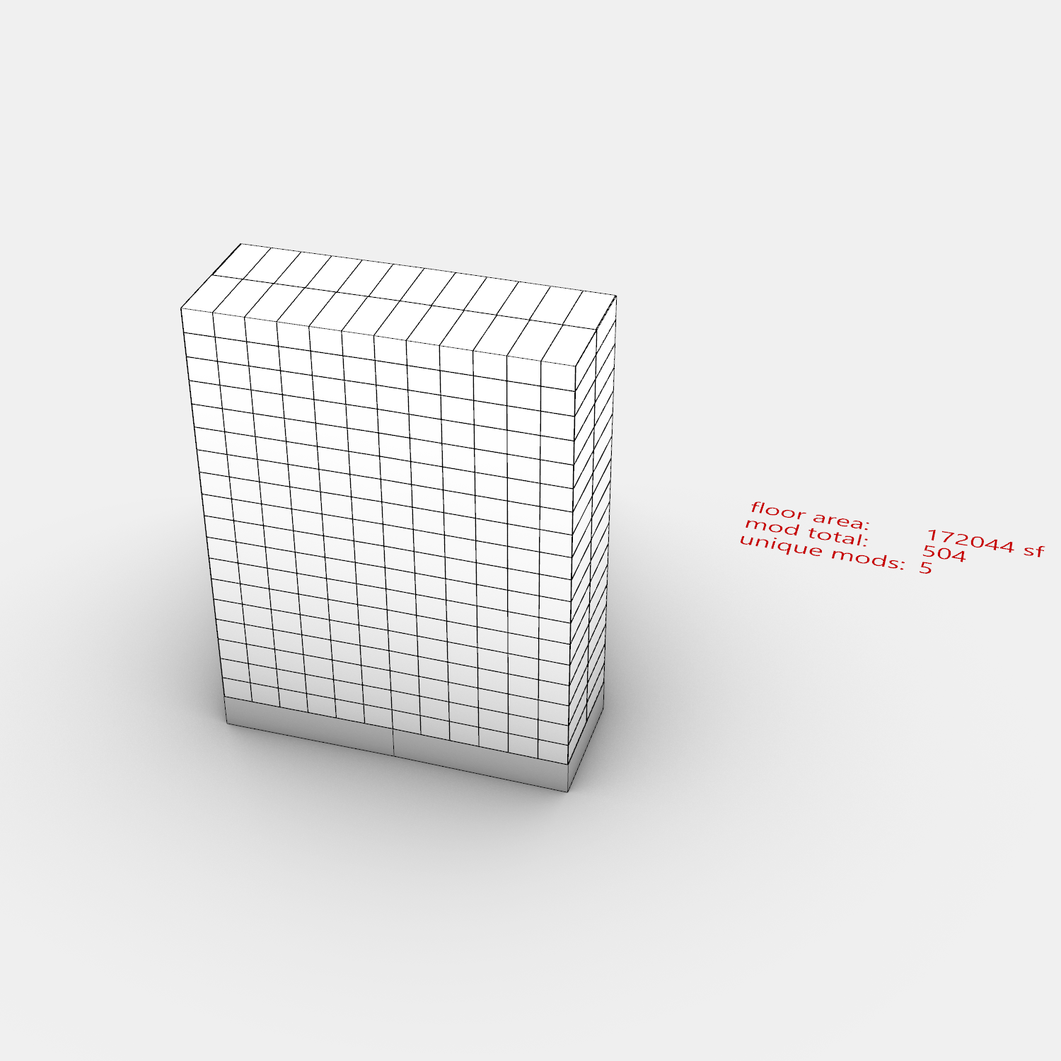 Assembly OSM Parametric Design of a Post-Modular Building GIF