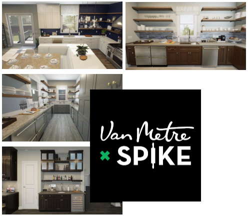 Van Metre x Spike, by Van Metre Homes, allows homeowners to have an entire chef’s kitchen—or to personalize it by adding and subtracting features, such as an island or pantry, so their kitchen fits their needs.