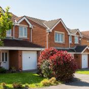 A row of townhouses