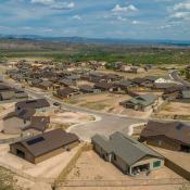Mandalay Homes is one of the largest builders of zero energy ready homes in the Southwest. Pictured: Mandalay's Mountain Gate community in Clarkdale, Arizona; photo courtesy EEBA.
