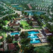 Aerial rendering of Asteria, a new Storyliving by Disney community coming to North Carolina