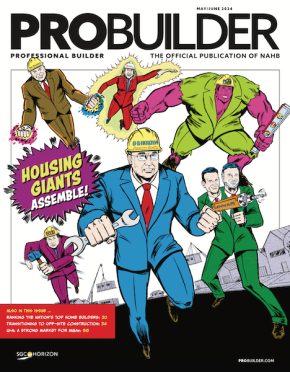 Pro Builder magazine May/June 2024 cover showing the 2024 Housing Giants
