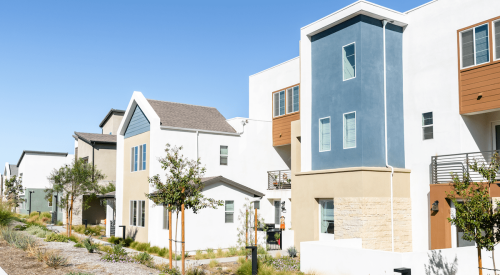 New middle-income housing in California