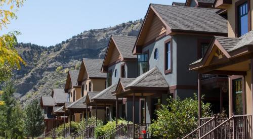 Row of houses in Colorado