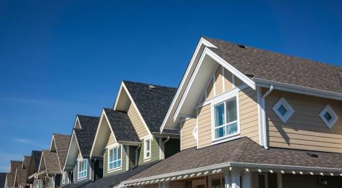 Row of townhomes