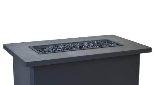 Metrop line of contemporary aluminum fire pits from OW Lee