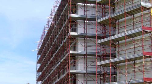 SCIP building system on multifamily building under construction