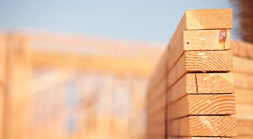 stack of building lumber