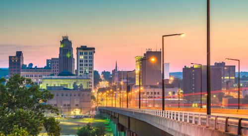 View of Youngstown, Ohio's downtown
