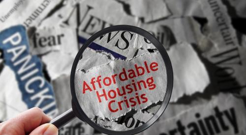 Affordable housing crisis newspaper