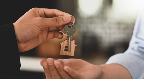 Home key handoff as assumable mortgage transfers homeownership at a lower mortgage rate