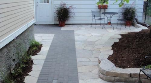 CalStar sustainable pavers in outdoor living space