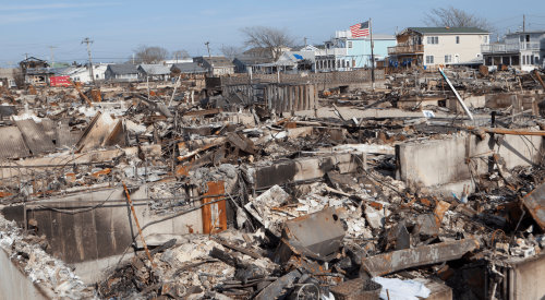 Homes destroyed Hurricane Sandy 