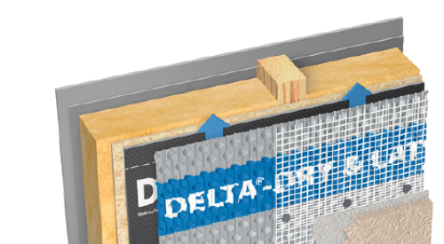 Dorken Systems_Delta-Dry & Lath 2-in-1 rainscreen_waterproofing products_building materials