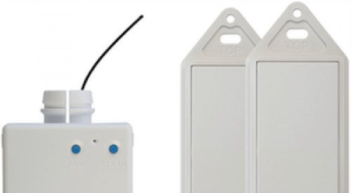 The wireless electrical switch from GoConex isn’t physically attached to a structure.