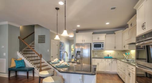 Kitchen in Goodall Home's Arlington model