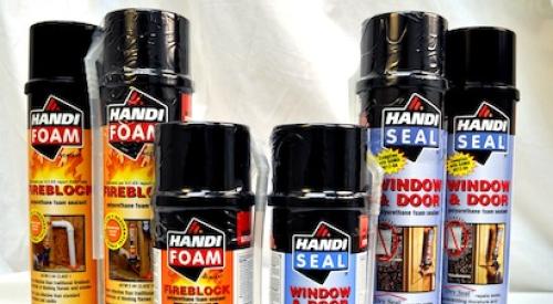 Handi-Seal Window & Door Sealant and Handi-Foam Fireblock  from Fomo Products ar