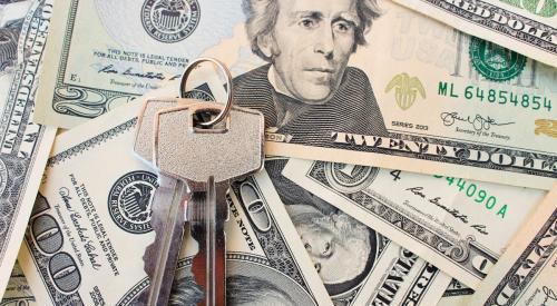 Home keys and money