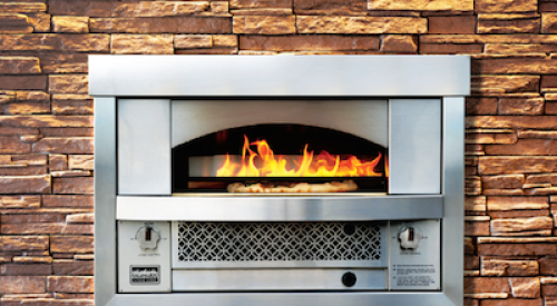 Kalamazoo Outdoor Gourmet released a new version of its Artisan Fire Pizza Oven, a wall-set oven.