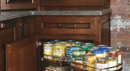 MasterBrand Cabinets’ Base Corner with Curved Pullout
