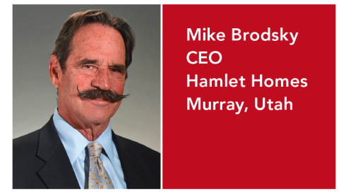 Executive Corner_Mike Brodksy_Hamlet Homes founder_succession