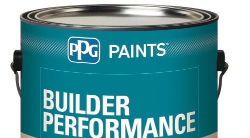 Builder Performance interior latex wall and ceiling paint from PPG 