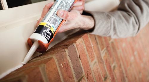 Using sealant is one way to eliminate drafts and make homes more energy efficient