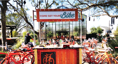 Pavilion Park bike stand