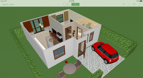 3D image from Planner 5D Simulator