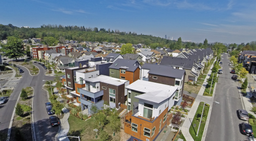 aerial view of Rainier Vista Renton Avenue
