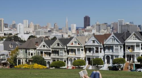 Grand Old Lady Victorian houses in San Francisco