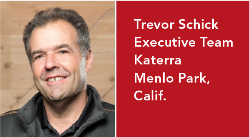 Trevor Schick is on Katerra's executive team