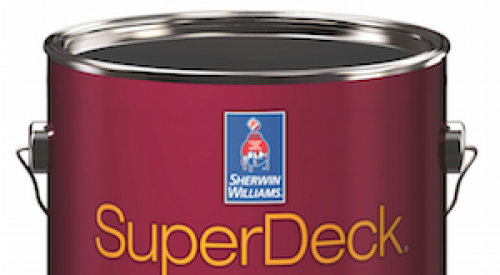 The SuperDeck Finishing System by Sherwin-Williams with Duckback technology includes products for staining, sealing, stripping, cleaning, and restoring decks. 