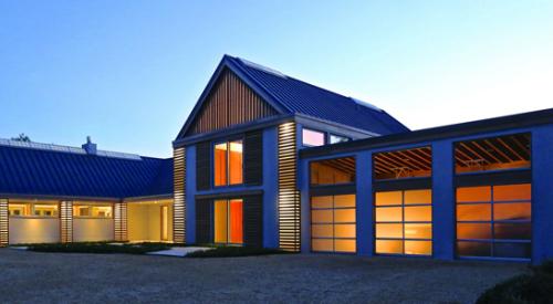 Modern barn custom home design
