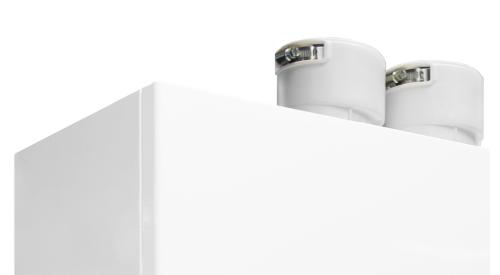 The Series 2 version of Weil-McLain’s AquaBalance line of combination and heat-only wall-mount boilers features stainless steel, titanium-infused heat-exchange technology to achieve an AFUE rating of 95 percent. Compatible with either natural gas or propane (with conversion kit), the space-saving boilers also reduce energy use with on-demand warmth. Both combi and heat-only versions are available in three sizes: 80, 120, and 155 MBH input (MBH = 1,000 Btu/hr), with digital displays and removable sides for e