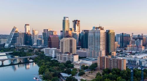 Austin, Texas, aerial view