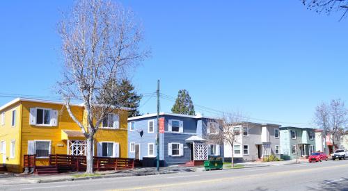 Homes in the Bushrod neighborhood of Oakland