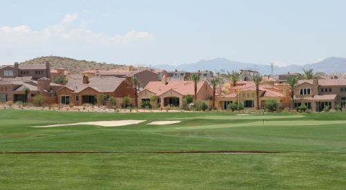 Homes on golf course
