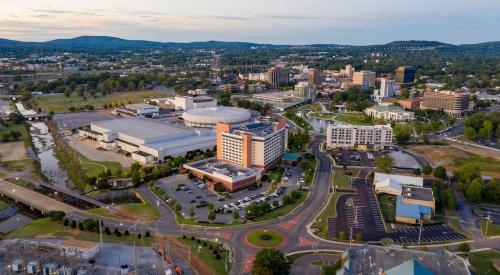 Aerial view of Huntsville, Alabama