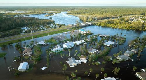 Flooding from Hurricane Ian in Florida