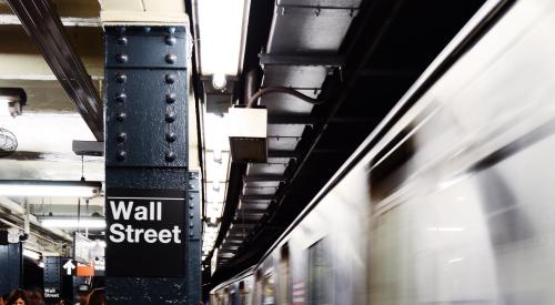 Wall Street subway stop