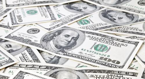 Money close up dollar bills