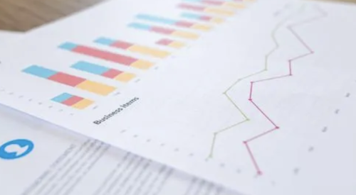 Printouts of charts and graphs