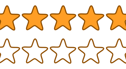 Five-star customer rating for a home builder