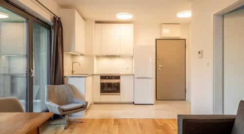 Small modern studio apartment interior